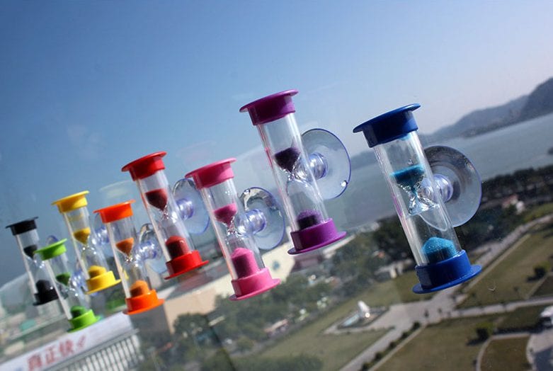 吸盤付き 砂時計 オリジナル製作のノベルティ製造