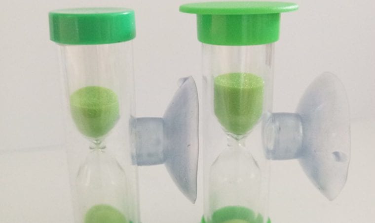 吸盤付き 砂時計 オリジナル製作のノベルティ製造