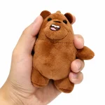 手のひらサイズのくまのオリジナルぬいぐるみキーホルダー