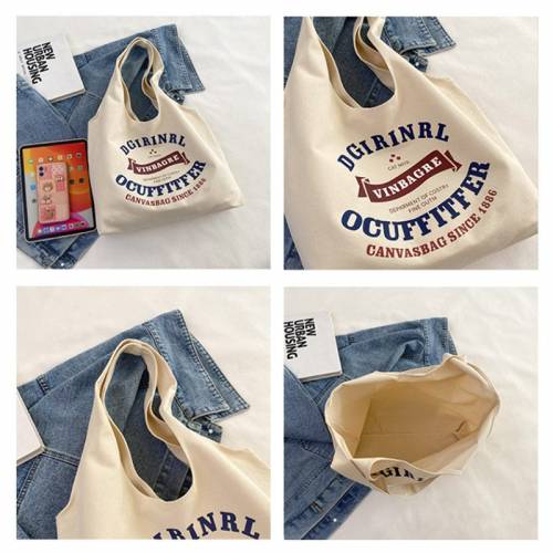 キャンバス素材マルシェバッグオリジナル作成