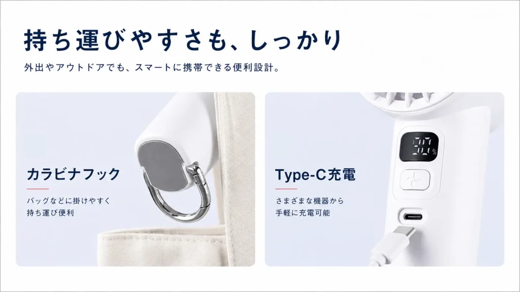 オリジナルハンディファン