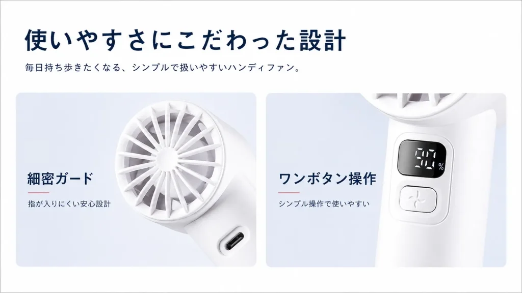 オリジナルハンディファン